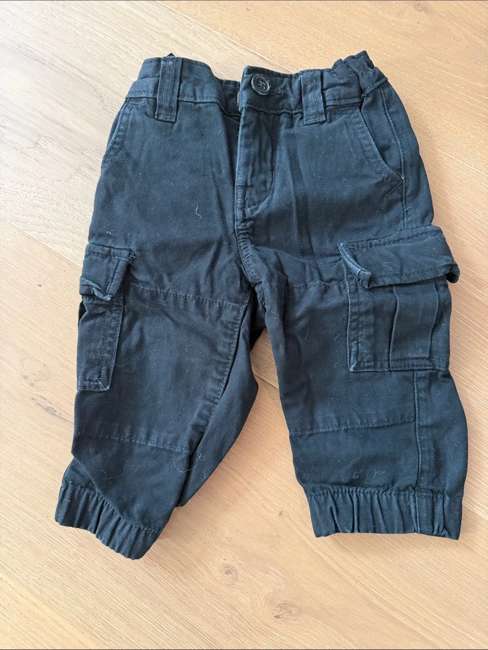 GAP Kids Black Cargo Joggers